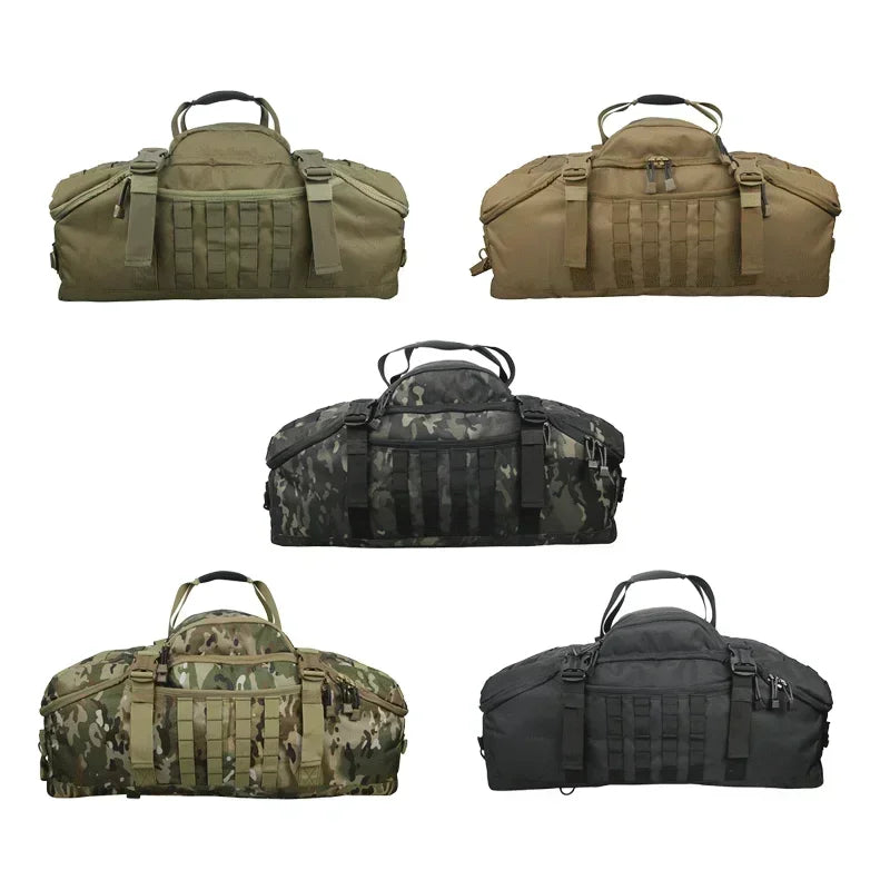 Bolsa de Viagem Tática Militar Multifuncional - 40L / 60L / 80L