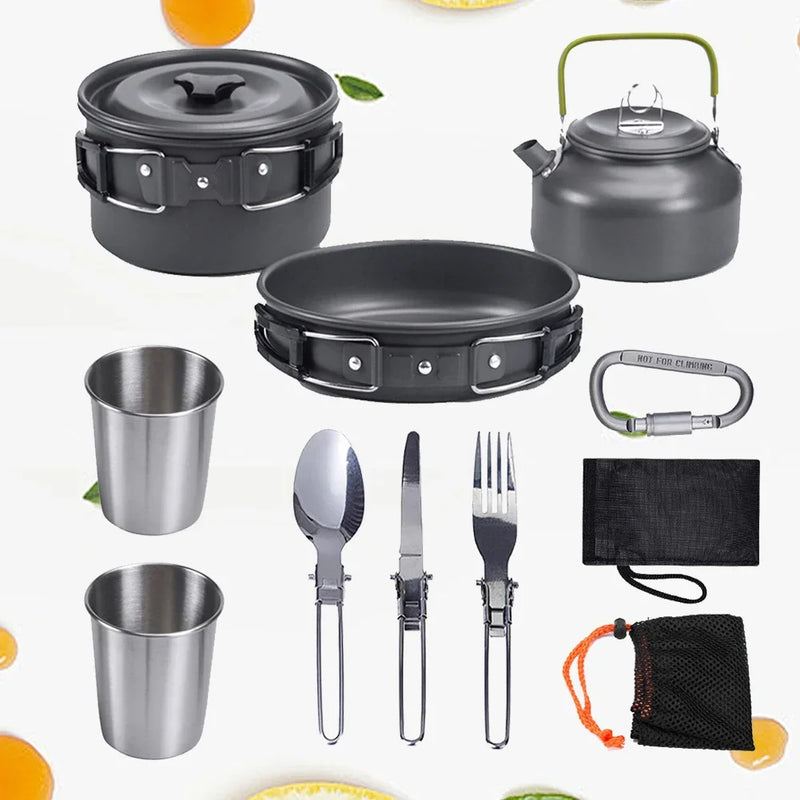 Kit's Utensílios de Cozinha Camping