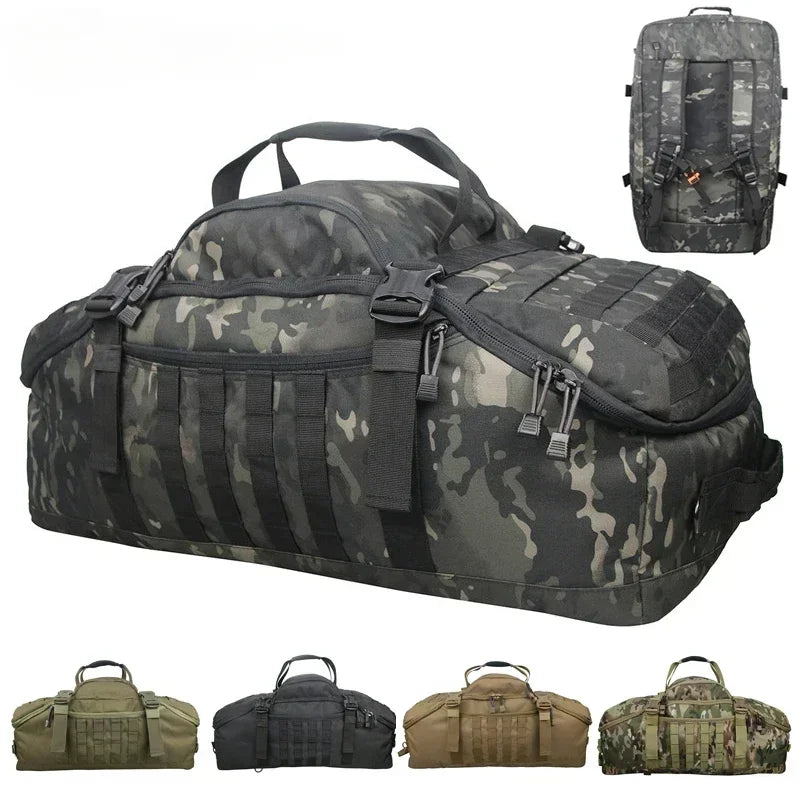 Bolsa de Viagem Tática Militar Multifuncional - 40L / 60L / 80L