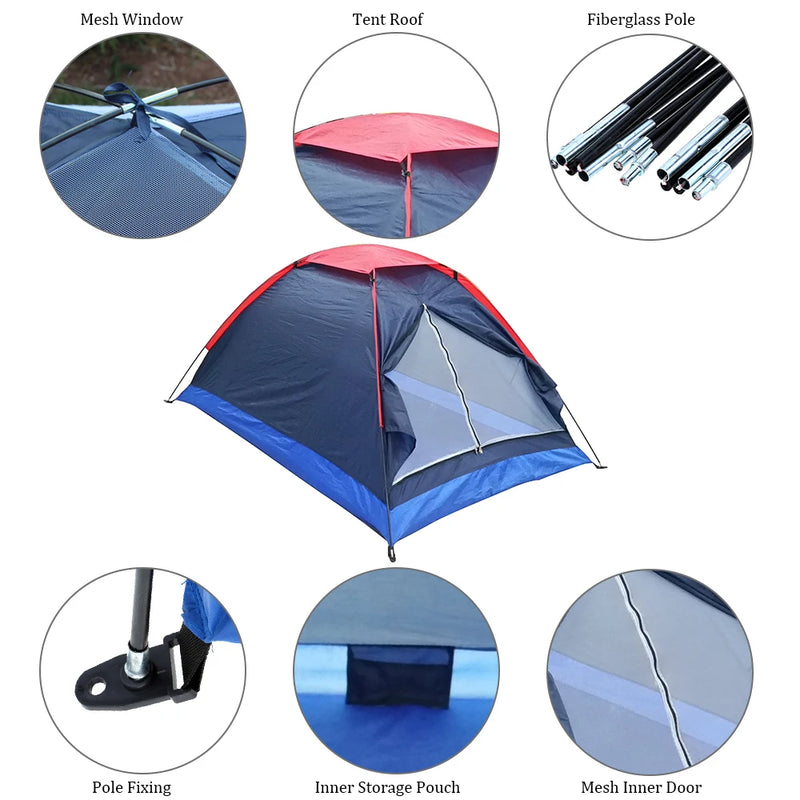 Barraca Camping Portátil Iglu 2 pessoas - Resistente a água