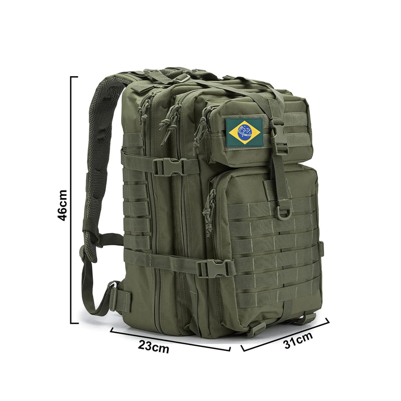 Mochila Tática Militar Impermeável Patch